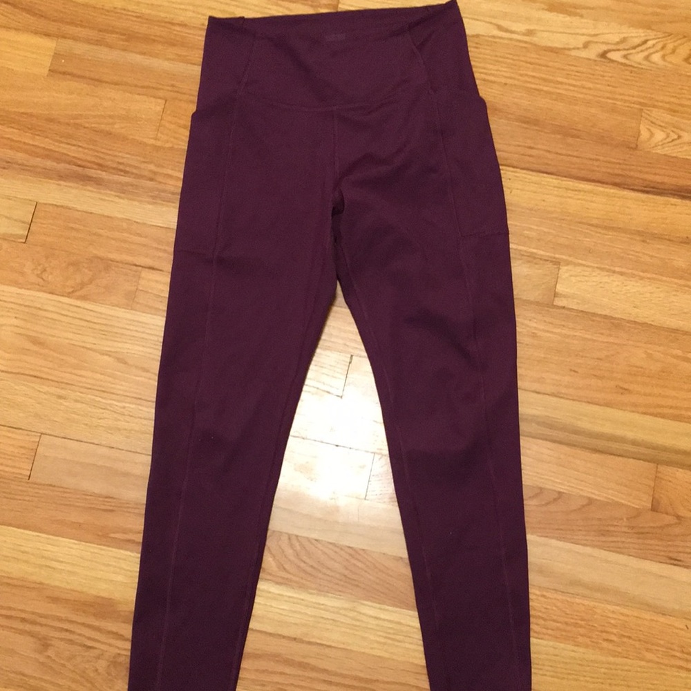 Girlfriend Collective Pocket Leggings 7/8 (plum)